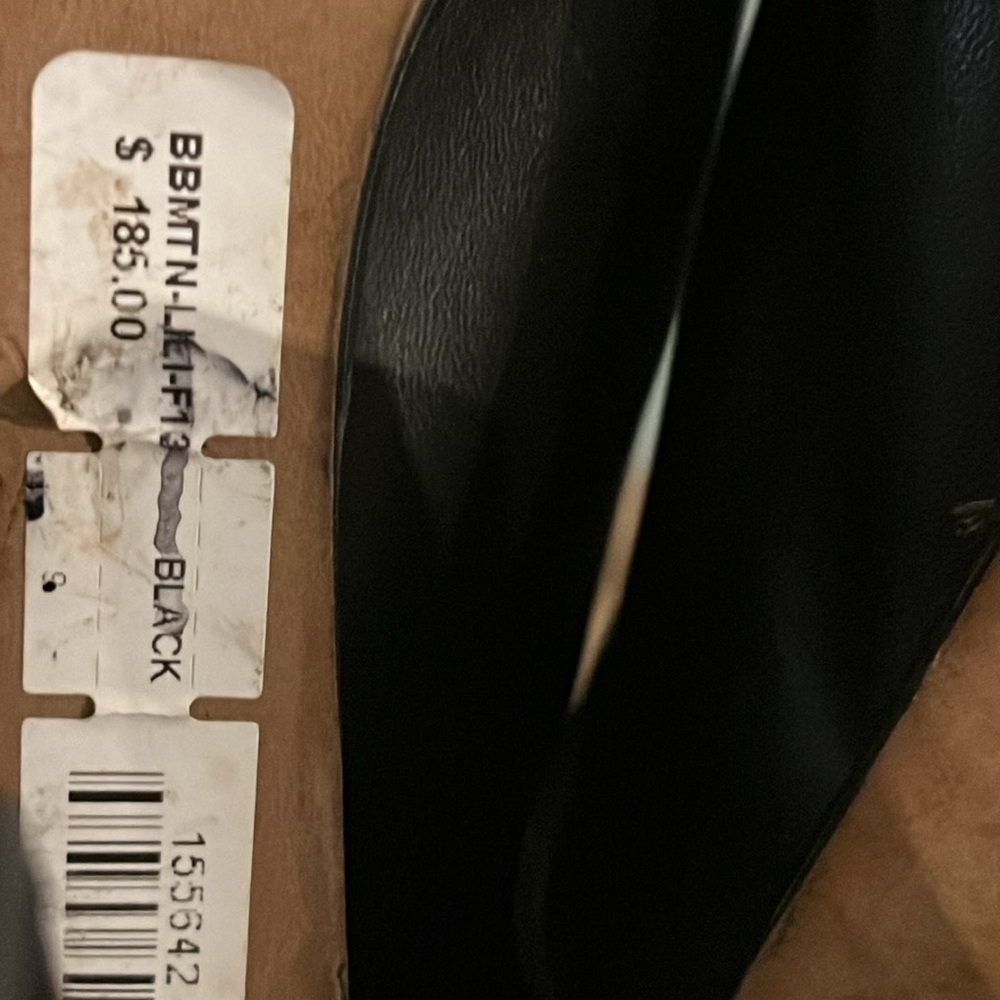SixtySeven/Anthropologie Leather Ankle Boots chunk Heel - Picture 11 of 16